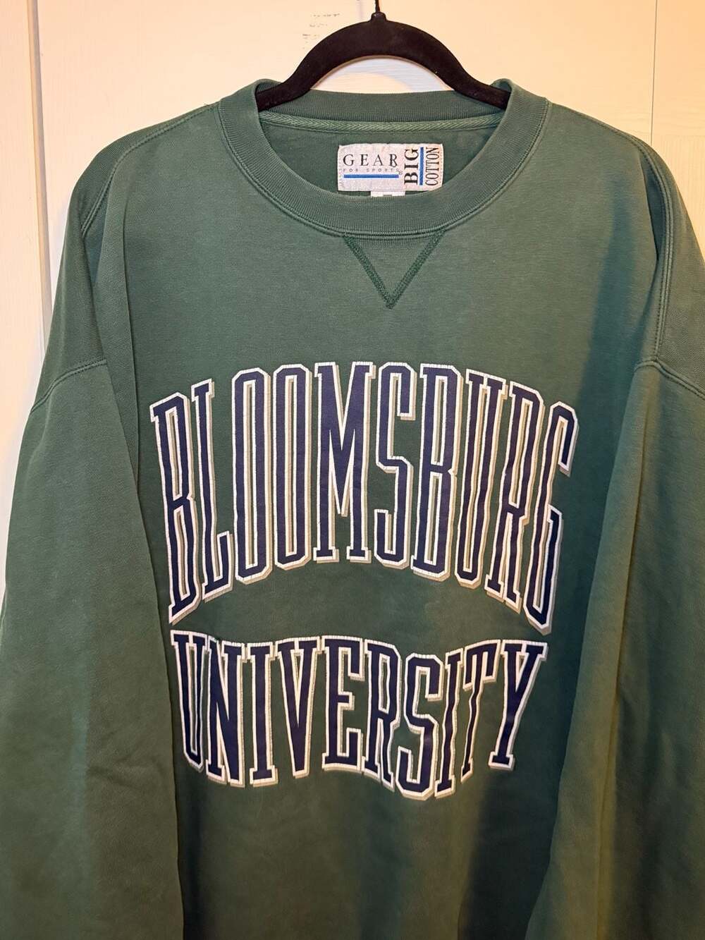 Gear For Sports Big Cotton Bloomsburg University Crewneck Sweatshirt 2XL